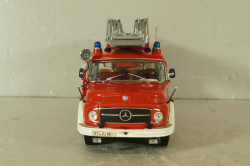 Mercedes-Benz 1113 Aerial ladder , fire brigade 1966, red, Minichamps 1:43