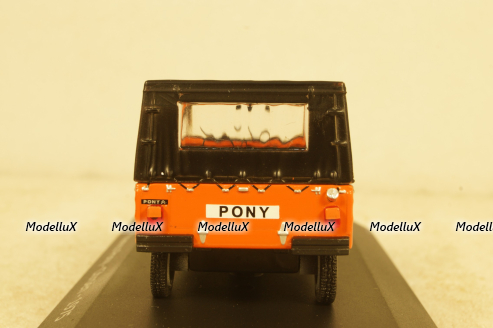 Citroen Namco Pony Cabriolet Closed 1975, Hachette 1:43