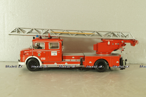 Mercedes-Benz 1113 Aerial ladder , fire brigade 1966, red, Minichamps 1:43