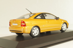 Opel Astra (G) Coupe 2000,orange, 430049124, Minichamps 1:43