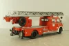 Mercedes-Benz 1113 Aerial ladder , fire brigade 1966, red, Minichamps 1:43