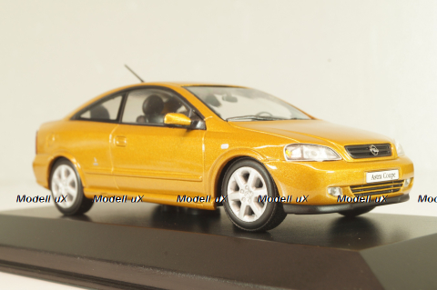Opel Astra (G) Coupe 2000,orange, 430049124, Minichamps 1:43