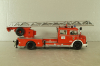Mercedes-Benz 1113 Aerial ladder , fire brigade 1966, red, Minichamps 1:43
