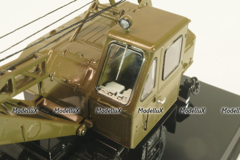 К-67 Автокран на шасси Маз-500 1965, голубой/хаки, SSM1610, SSM 1:43