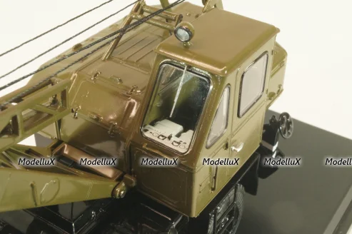 К-67 Автокран на шасси Маз-500 1965, голубой/хаки, SSM1610, SSM 1:43