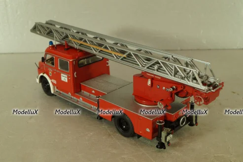 Mercedes-Benz 1113 Aerial ladder , fire brigade 1966, red, Minichamps 1:43