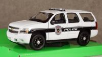 Chevrolet Tahoe Police 2008, WEL22509WP-W, Welly 1:24
