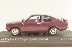 Opel Kadett (C) Coupe Sport-Special 1974, purple, 430045625, Minichamps 1:43