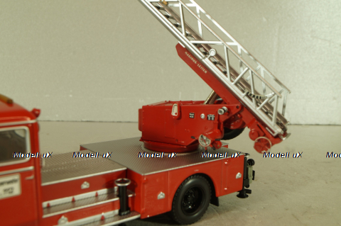Mercedes-Benz 1113 Aerial ladder , fire brigade 1966, red, Minichamps 1:43