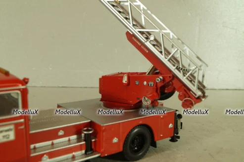Mercedes-Benz 1113 Aerial ladder , fire brigade 1966, red, Minichamps 1:43