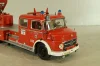 Mercedes-Benz 1113 Aerial ladder , fire brigade 1966, red, Minichamps 1:43