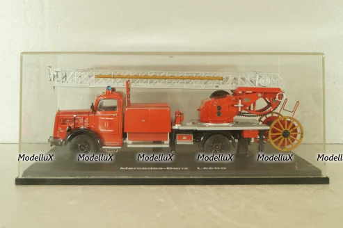 Mercedes-Benz 1113 Aerial ladder , fire brigade 1966, red, Minichamps 1:43