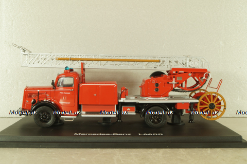 Mercedes L 6600  fire ladder 1951, red, 03091, Schuco 1:43 Уценка!