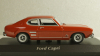 Ford Capri - 1969 - RED, 940085500, Maxichamps 1:43