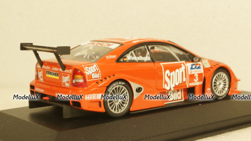 Opel Astra V8 Coupe DTM 2001 Joachim Winkelhock Team Holzer St.Nr.3 "Sport Bild", 400014103, Minichamps 1:43