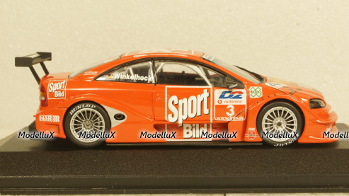 Opel Astra V8 Coupe DTM 2001 Joachim Winkelhock Team Holzer St.Nr.3 "Sport Bild", 400014103, Minichamps 1:43