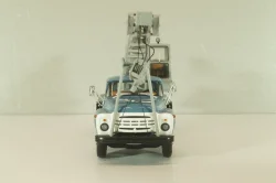 АК-75В автокран на шасси Зил-130 1976, синий/серый, Автоистория 1:43