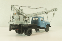 АК-75В автокран на шасси Зил-130 1976, синий/серый, Автоистория 1:43