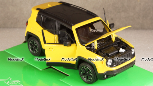 Jeep Renegade Trailhawk yellow, 24071, Welly 1:24
