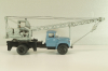 АК-75В автокран на шасси Зил-130 1976, синий/серый, Автоистория 1:43
