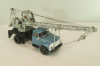 АК-75В автокран на шасси Зил-130 1976, синий/серый, Автоистория 1:43