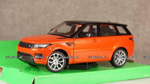 Range Rover sport 2010, orange/black, WEL24059Chili, Welly 1:24