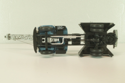 АК-75В автокран на шасси Зил-130 1976, синий/серый, Автоистория 1:43