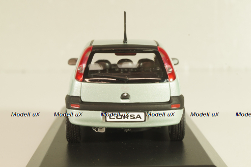Opel Corsa (C) 2000, light green, Minichamps 1:43