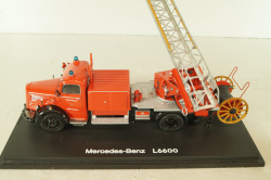 Mercedes L 6600  fire ladder 1951, red, 03091, Schuco 1:43 Уценка!