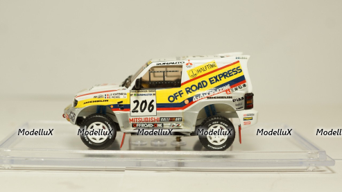 Mitsubishi Pajero #206 RALLY PARIS DAKAR 1998, Skid 1:43