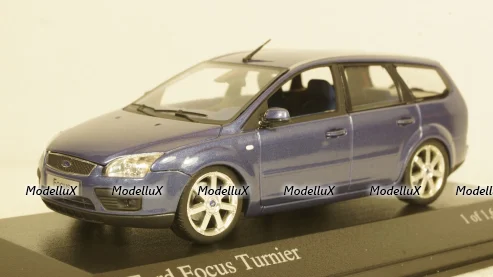 Ford Focus Turnier 2006 blue metallic, 400084012, Minichamps 1:43
