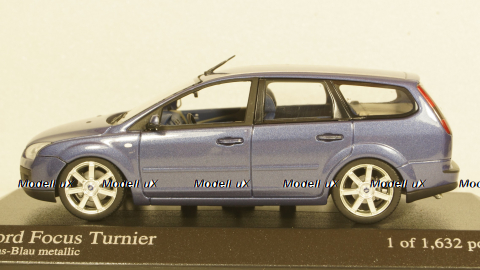 Ford Focus Turnier 2006 blue metallic, 400084012, Minichamps 1:43