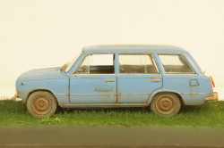 Ваз-2102 синий, Improved Models 1:43