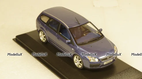 Ford Focus Turnier 2006 blue metallic, 400084012, Minichamps 1:43