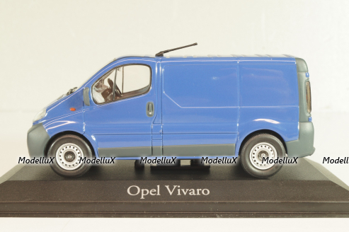 Opel Vivaro/Renault Trafic 2001, blue, 9162811, Minichamps 1:43