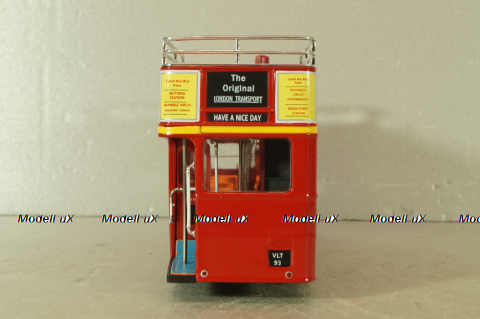 AEC Regent RT Open top 1950, red, BUS018, IXO 1:43