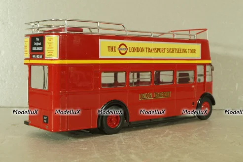 AEC Regent RT Open top 1950, red, BUS018, IXO 1:43