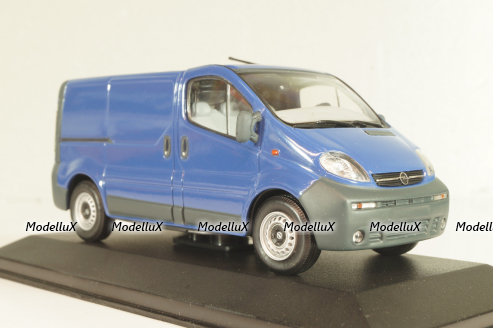 Opel Vivaro/Renault Trafic 2001, blue, 9162811, Minichamps 1:43