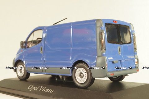 Opel Vivaro/Renault Trafic 2001, blue, 9162811, Minichamps 1:43