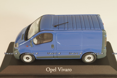 Opel Vivaro/Renault Trafic 2001, blue, 9162811, Minichamps 1:43