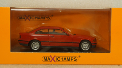 BMW 3 Series Coupe (E36), 1992 red, 940023320, Maxichamps 1:43