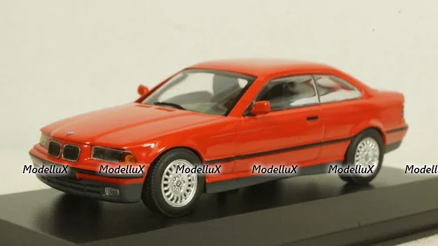 BMW 3 Series Coupe (E36), 1992 red, 940023320, Maxichamps 1:43