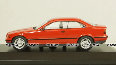 BMW 3 Series Coupe (E36), 1992 red, 940023320, Maxichamps 1:43