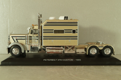 Peterbilt 379 Custom 1985 beige with silver strips Truck Tuning Collection 20, Hachette 1:43