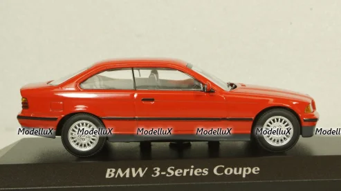 BMW 3 Series Coupe (E36), 1992 red, 940023320, Maxichamps 1:43