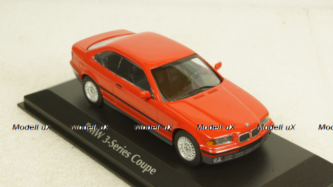 BMW 3 Series Coupe (E36), 1992 red, 940023320, Maxichamps 1:43