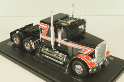 Freightliner FLC 120 64 T 1977, black/red, TR218, IXO 1:43