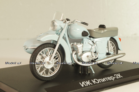 ИЖ "Юпитер-2К" 1965, серый, Наши Мотоциклы №51, NM051, Modimio 1:43