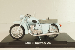 ИЖ "Юпитер-2К" 1965, серый, Наши Мотоциклы №51, NM051, Modimio 1:43