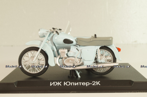 ИЖ "Юпитер-2К" 1965, серый, Наши Мотоциклы №51, NM051, Modimio 1:43